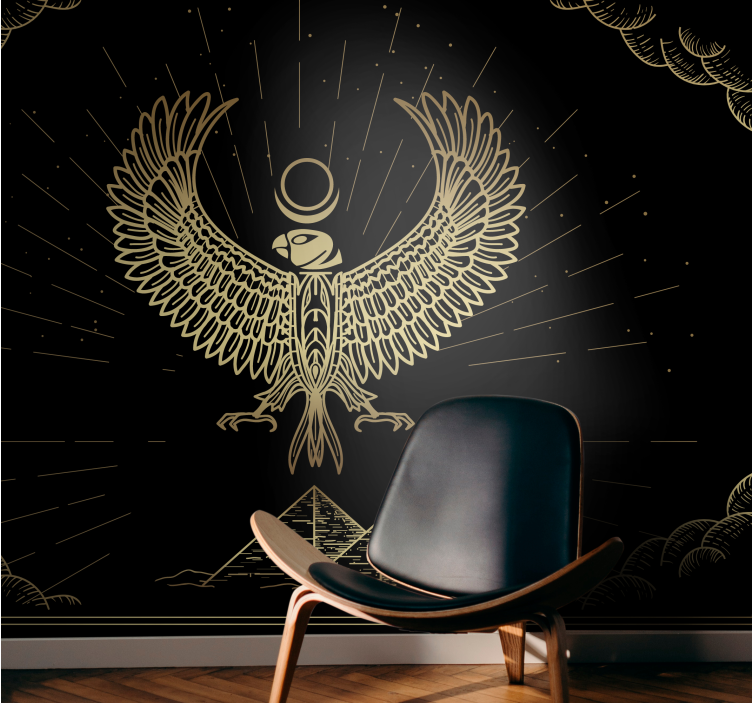 Egyptian God of Sun Horus modern wall mural - TenStickers
