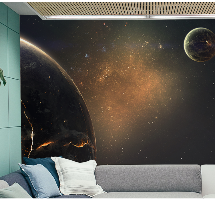 Galactic Planetary View space mural - TenStickers