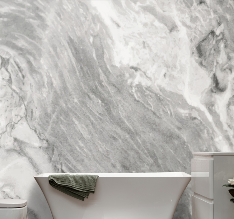 Grey tones marble like Abstract Wall Murals - TenStickers