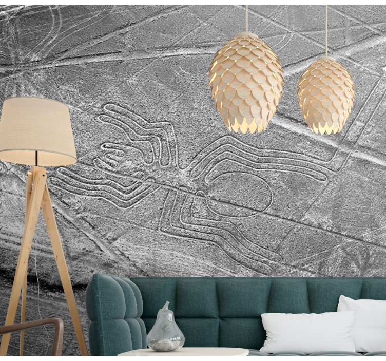 Ice dessert Nazca Lines nature wall mural - TenStickers