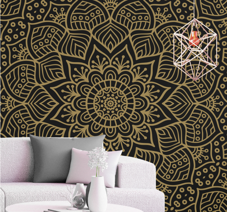 Indian style pattern Mandala Wall Mural - TenStickers