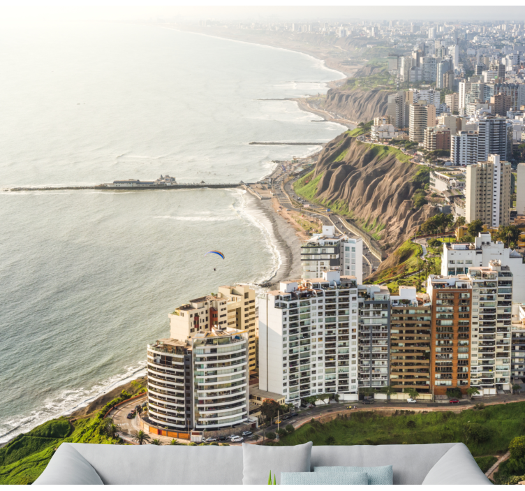 Lima views wallpaper mural - TenStickers