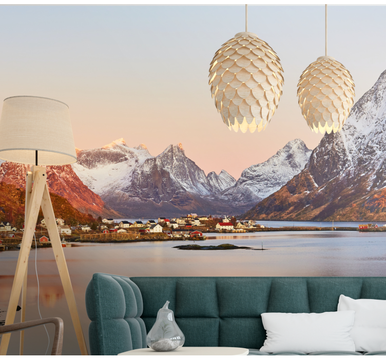 Lofoten islands Norway wall mural - TenStickers