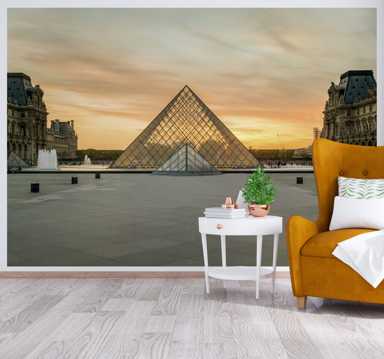 Louvre Museum Paris wall mural - TenStickers