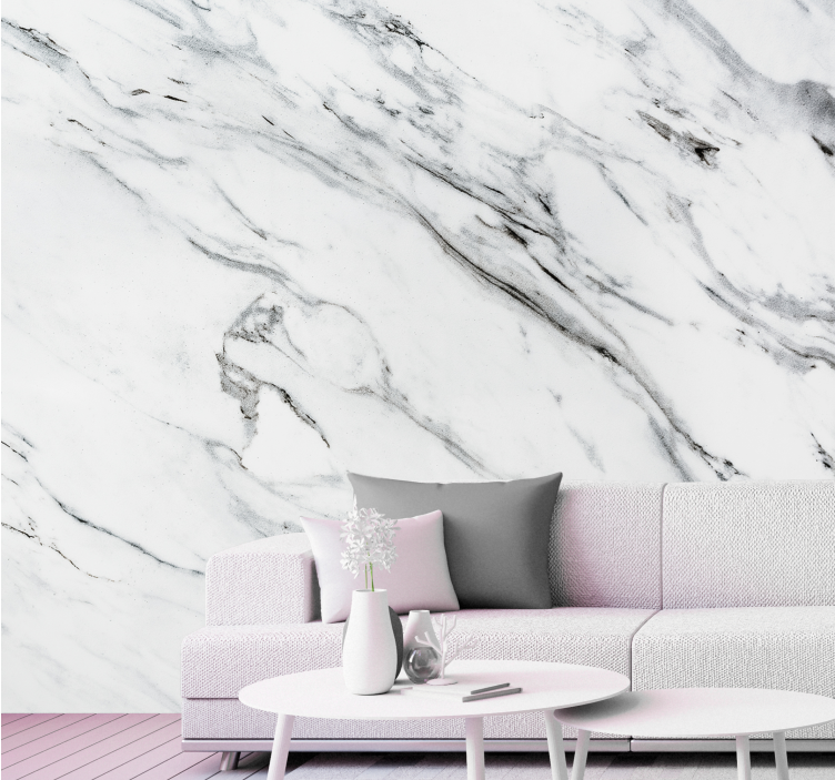 Marble effect "Industrial Style" wall mural - TenStickers