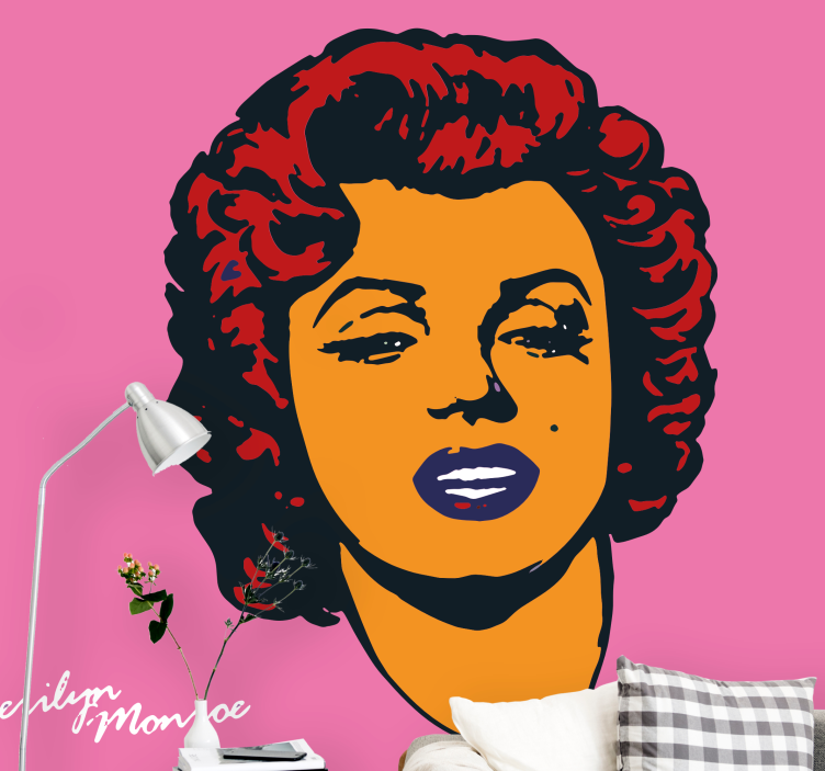 Marilyn Monroe original pop Art Wall Mural - TenStickers