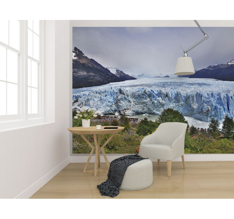 Landscape of Patagonia's Ice nature wall mural - TenStickers