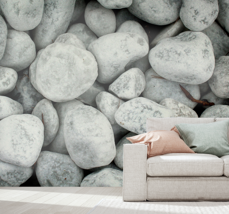 Natural Stones stone wall mural - TenStickers
