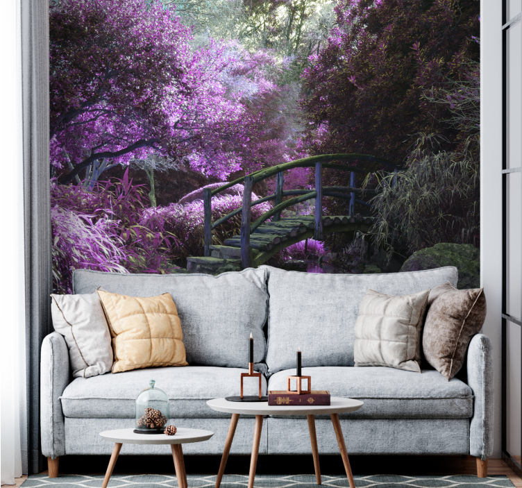 Peaceful and magic "cottagecore" wall mural - TenStickers