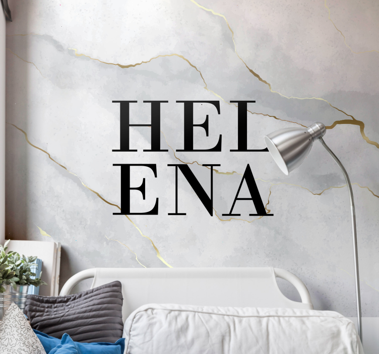 Personalized Text Accent mural quote - TenStickers