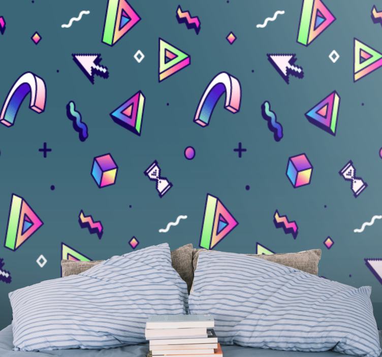 Retro vaporwave objects Teenage Wall Murals - TenStickers