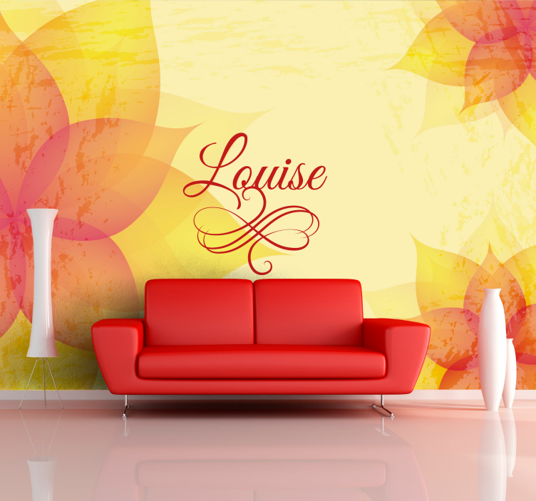 Sophisticated Botanical Arrangement flower mural - TenStickers