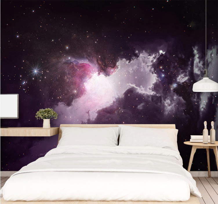Space mural cosmic nebula vortex - TenStickers
