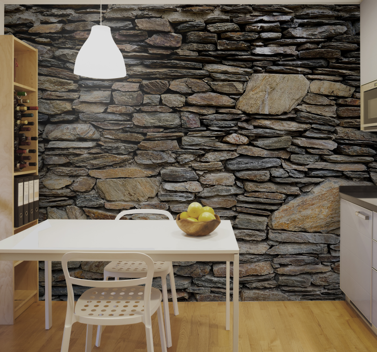 Stone wall stone wall mural - TenStickers