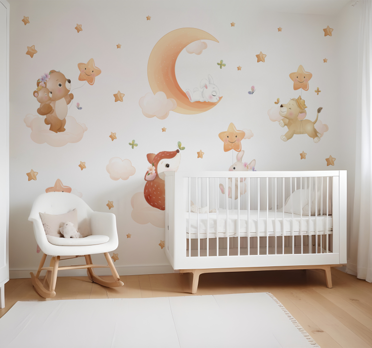Sweet dreams nursery mural - TenStickers