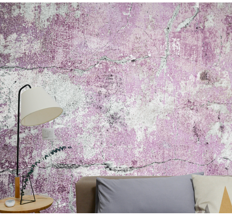 Texture wall mural textured pink surface - TenStickers