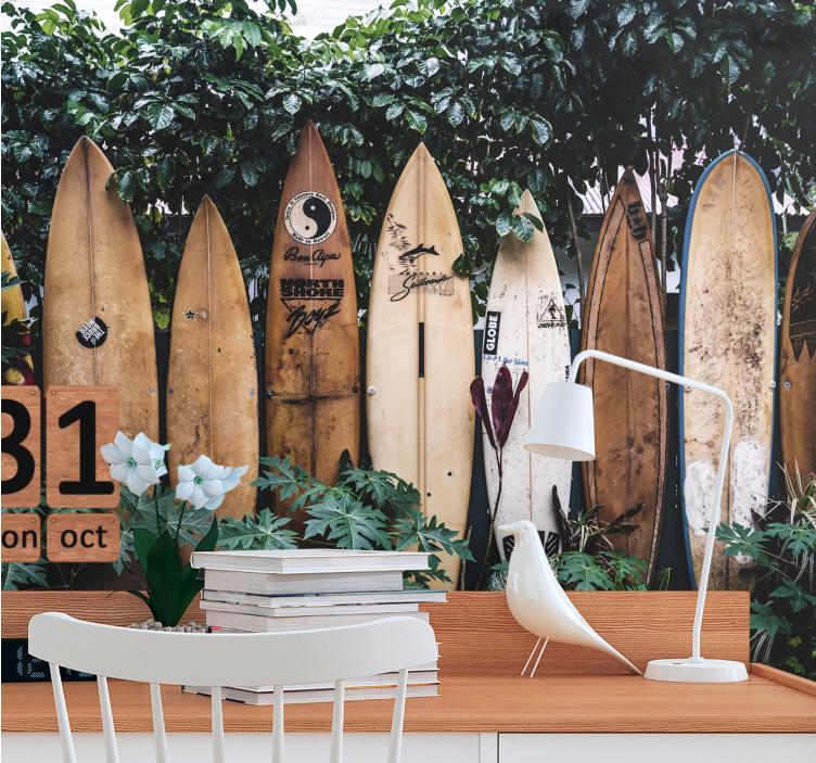 Vehicle mural surfboards showcased - TenStickers