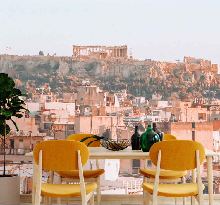 View of Athens-acropolis Marriage Wall Murals - TenStickers