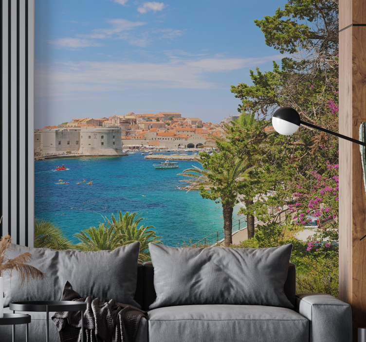 View on Split, Croatia wall mural - TenStickers