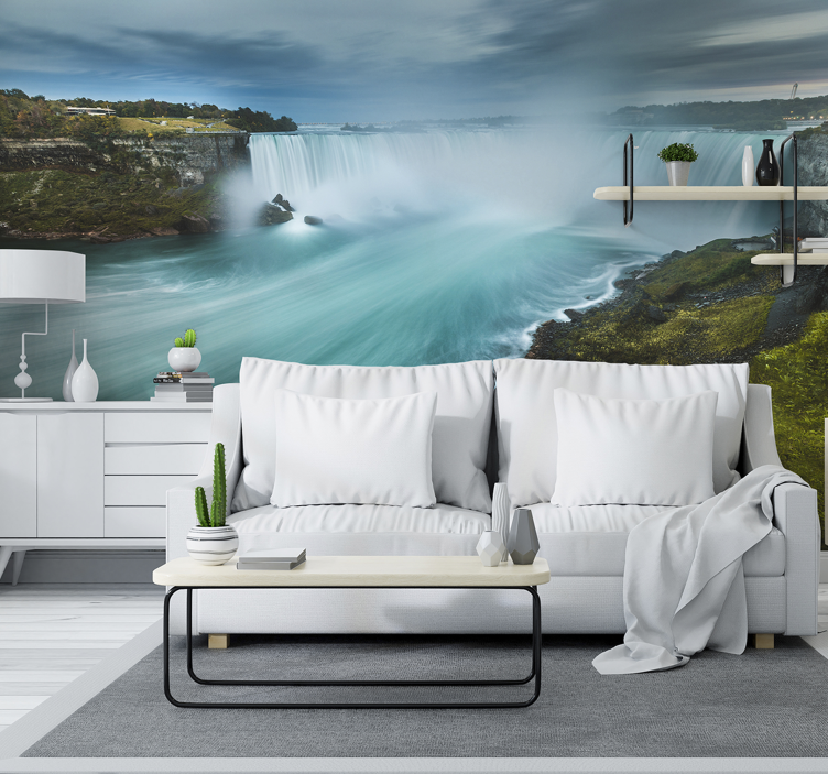 Waterfall mural niagara falls view - TenStickers