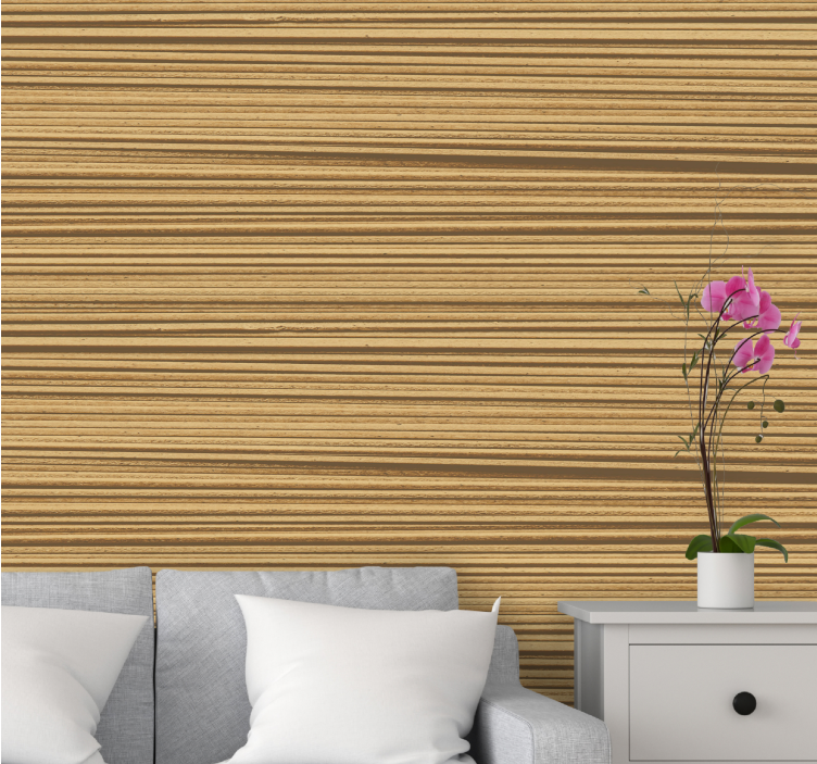 Wood look wallpaper natural wood texture - TenStickers