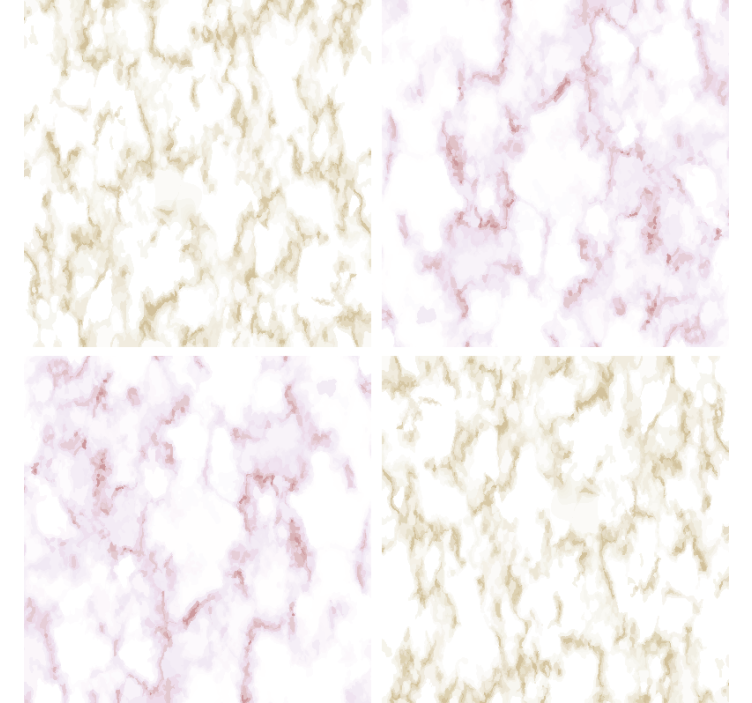 Marble pattern effect coasters - TenStickers