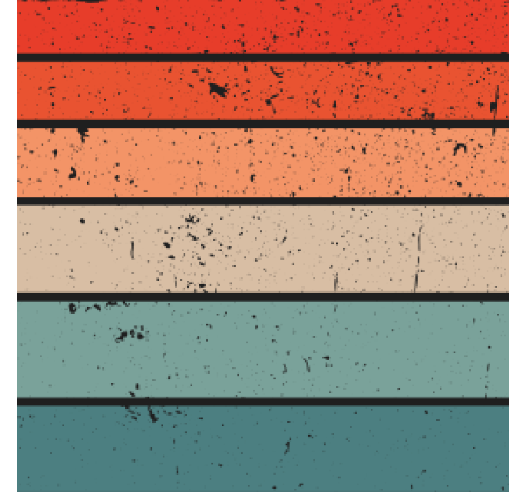 Coasters textured striped layers - TenStickers