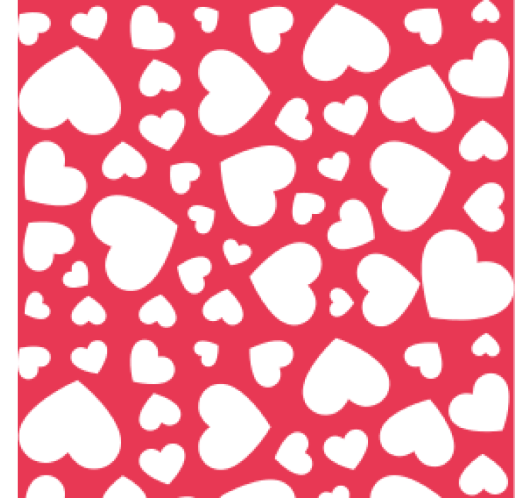 Wedding coasters heart pattern design - TenStickers