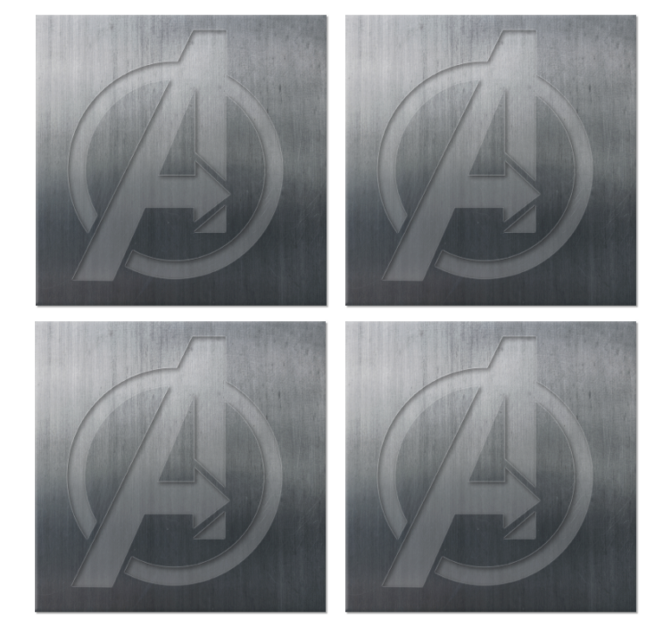 Superheroes' A geek coasters - TenStickers