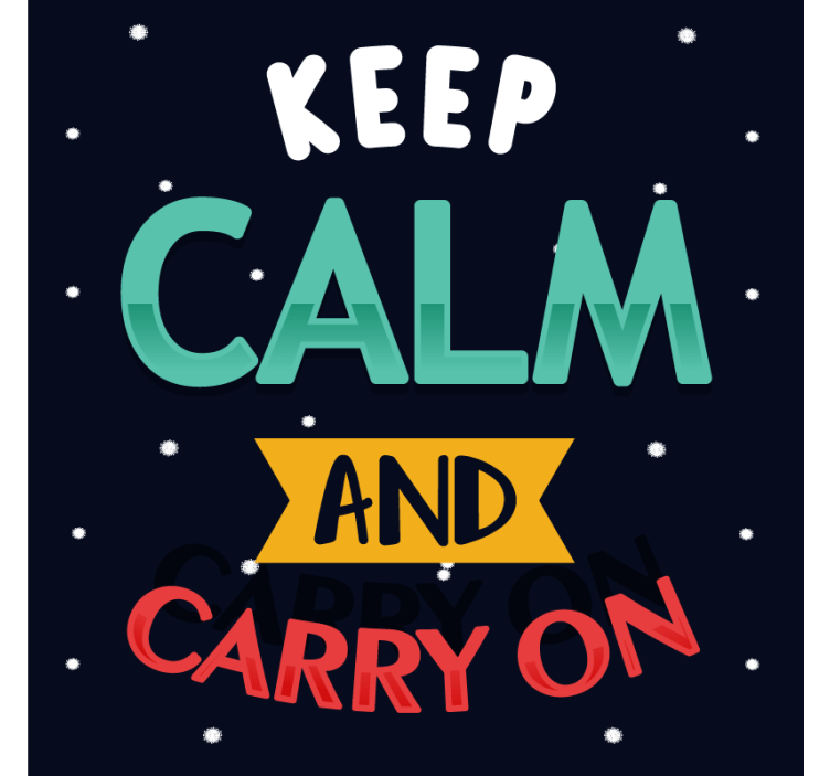 Text coasters with motivational phrase typography - TenStickers