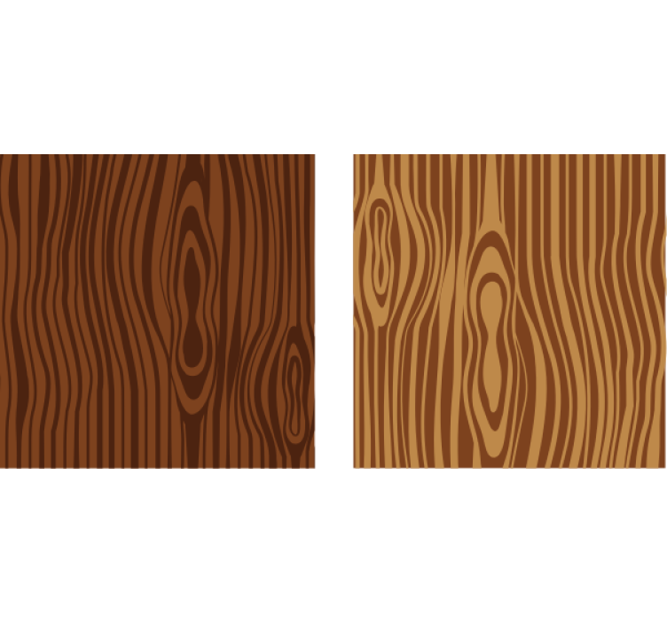 Wooden pattern texture coaster - TenStickers