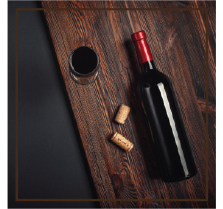 Beer mats for wine bottle corks - TenStickers