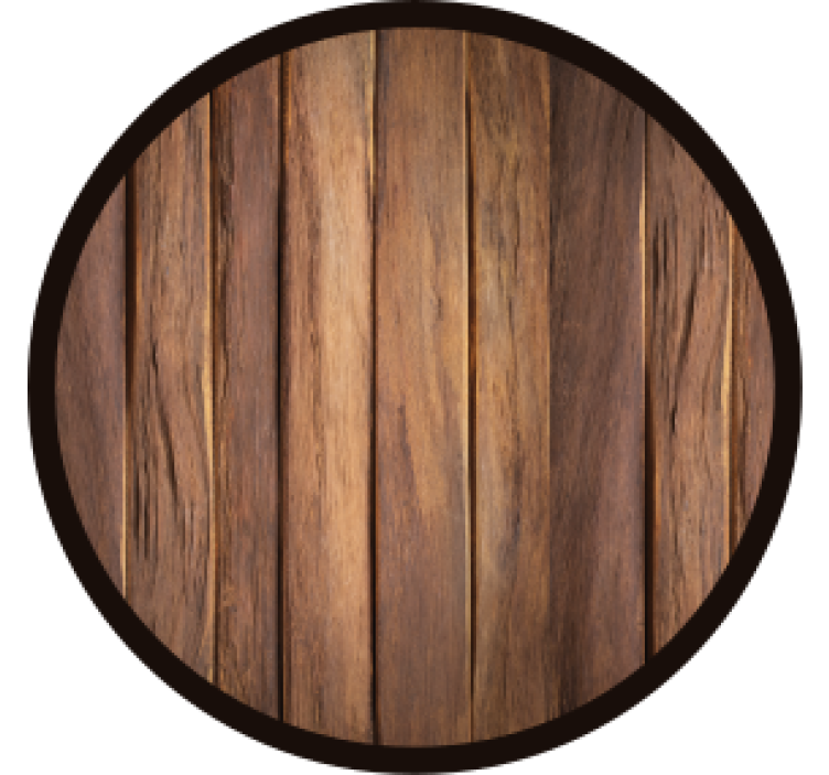 Wooden wall and floor vintage coaster - TenStickers