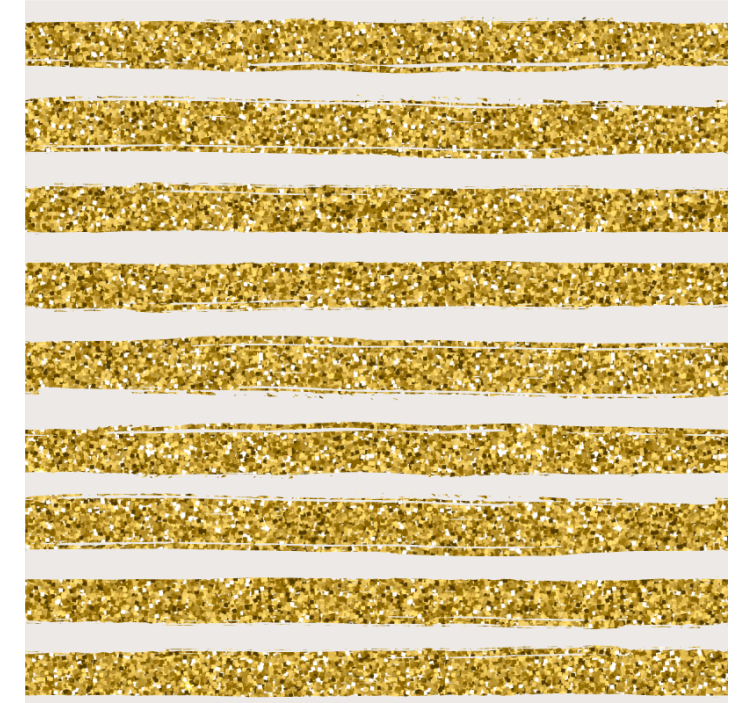 Glitter striped pattern coasters - TenStickers