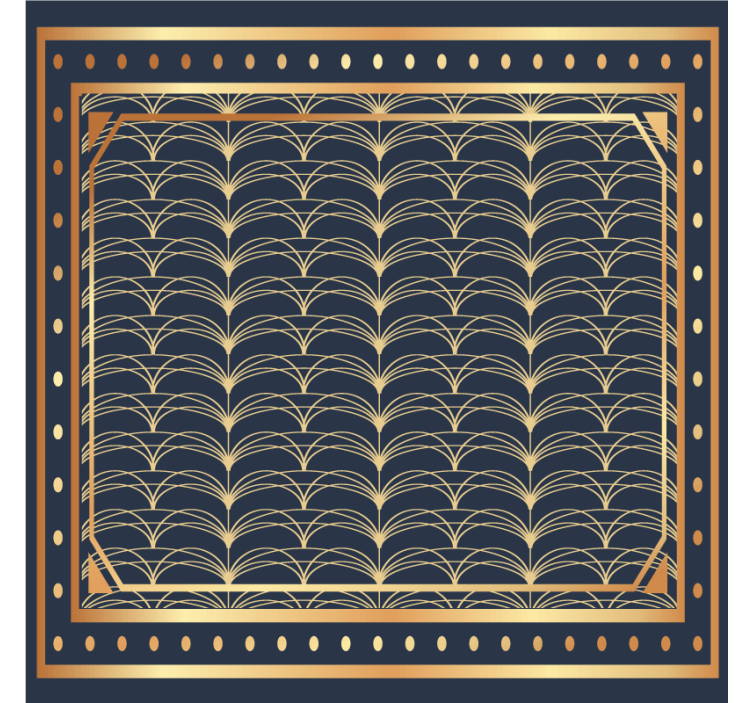 Coasters with elegant geometric design - TenStickers