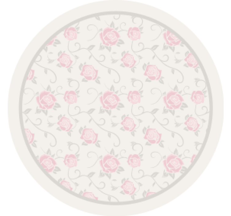 Vintage coasters with classic floral design - TenStickers