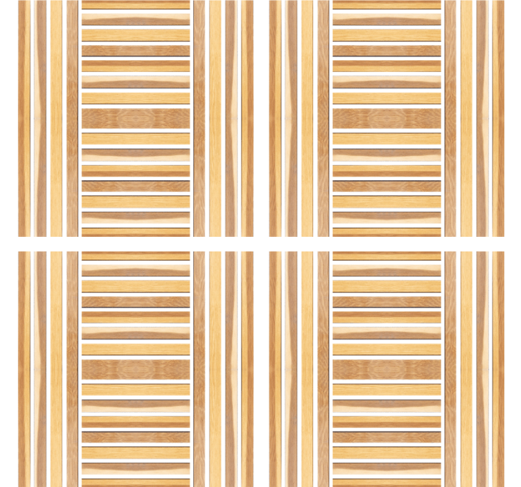 Beer mats with textured striped pattern - TenStickers