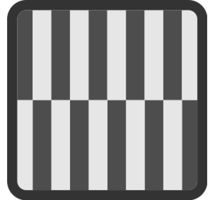 Striped surface pattern coasters - TenStickers