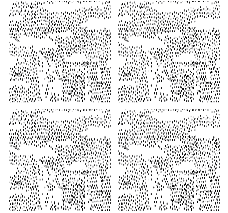 Coasters abstract black pattern - TenStickers