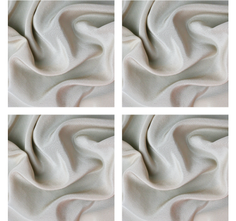 Elegant soft fabric texture coasters - TenStickers