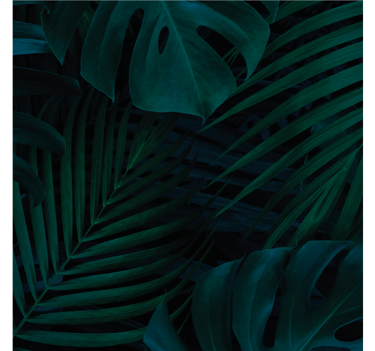 Lush greenery pattern coasters - TenStickers