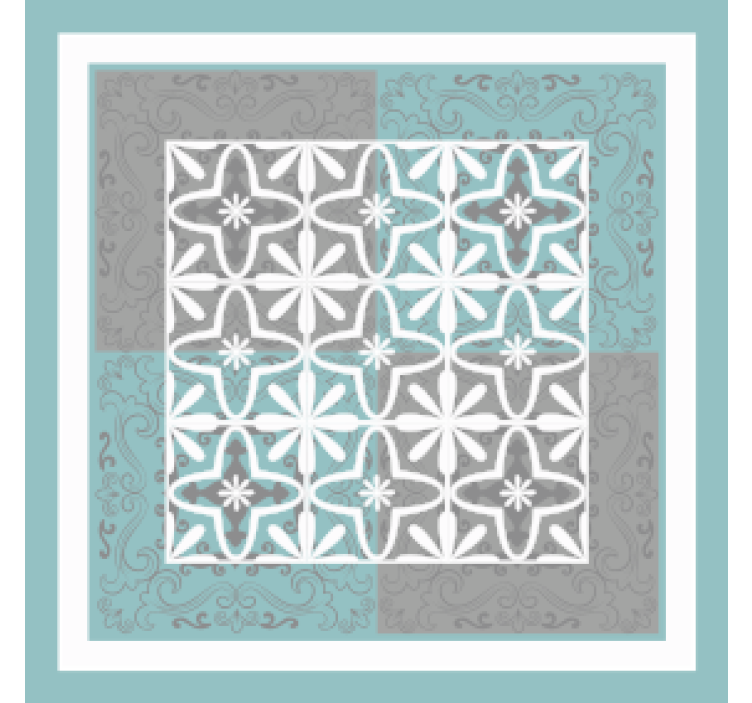 Florence style tile coasters - TenStickers