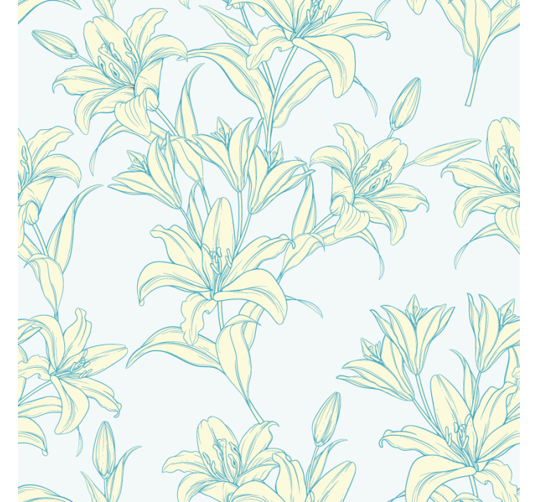 Coasters floral pattern elegance - TenStickers