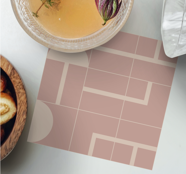 Geometric Patterned Surface coasters - TenStickers