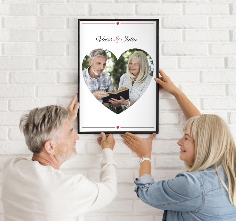 grandparents customisable poster - TenStickers