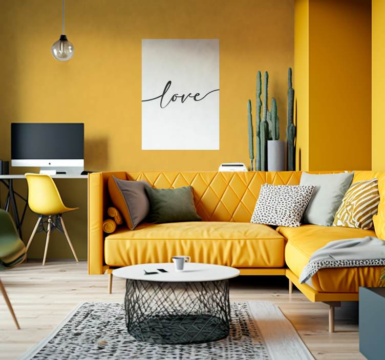 L'amour quote poster - TenStickers