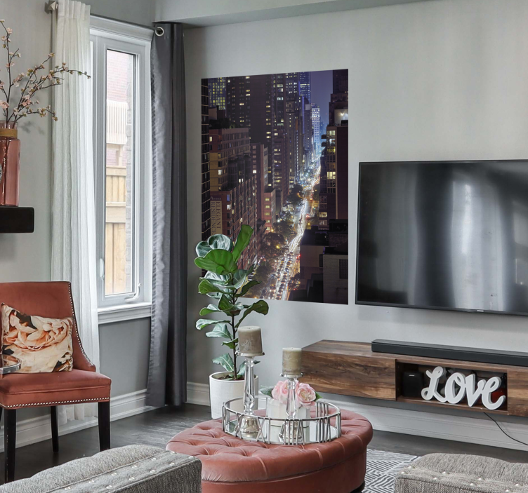 New York City buildings poster - TenStickers