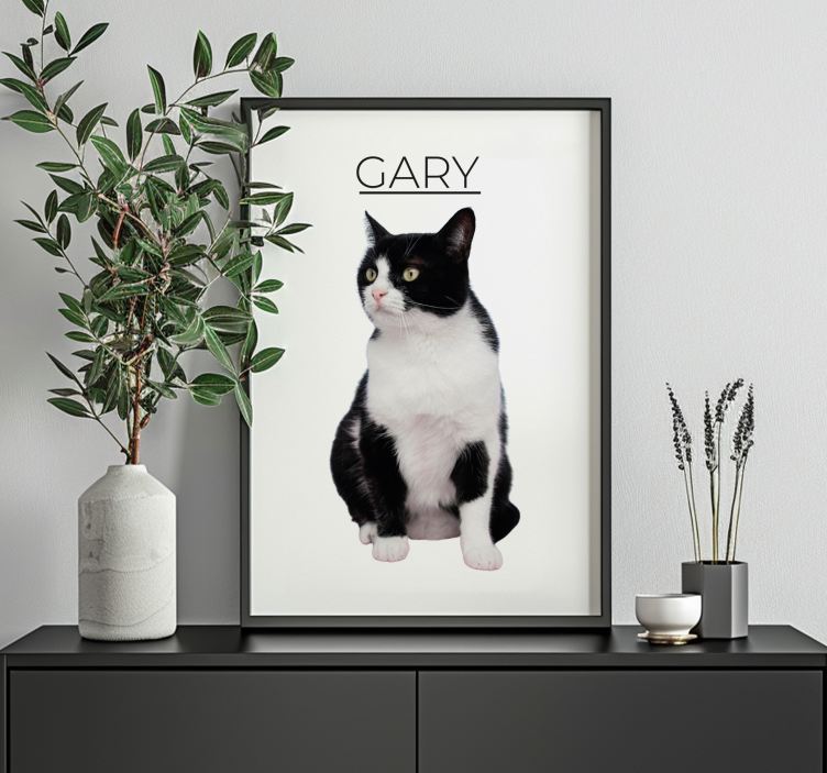 personalized minimalist animal poster - TenStickers