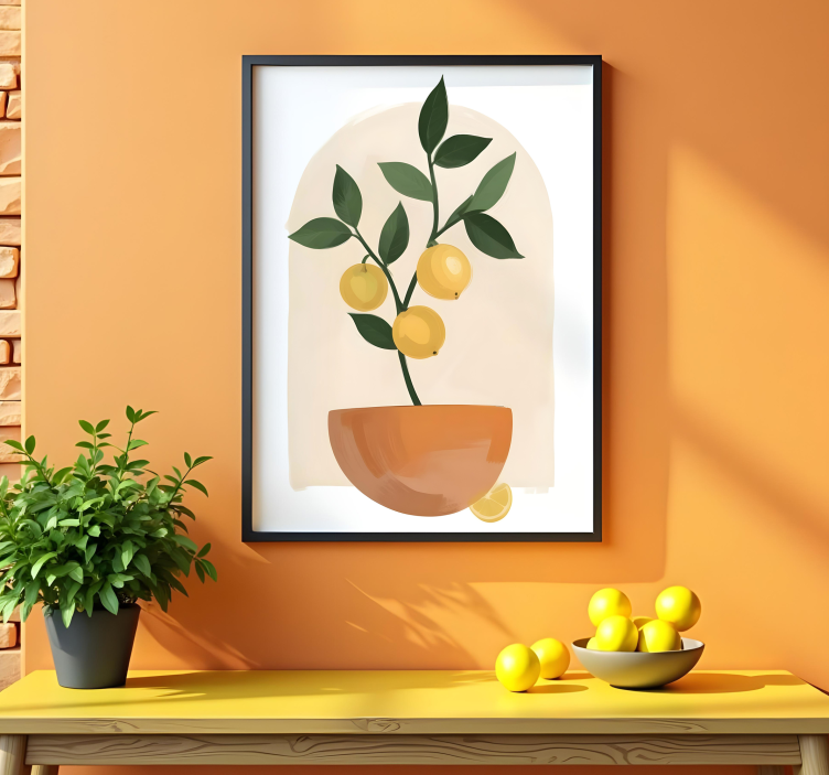 Small fruit tree plant poster - TenStickers
