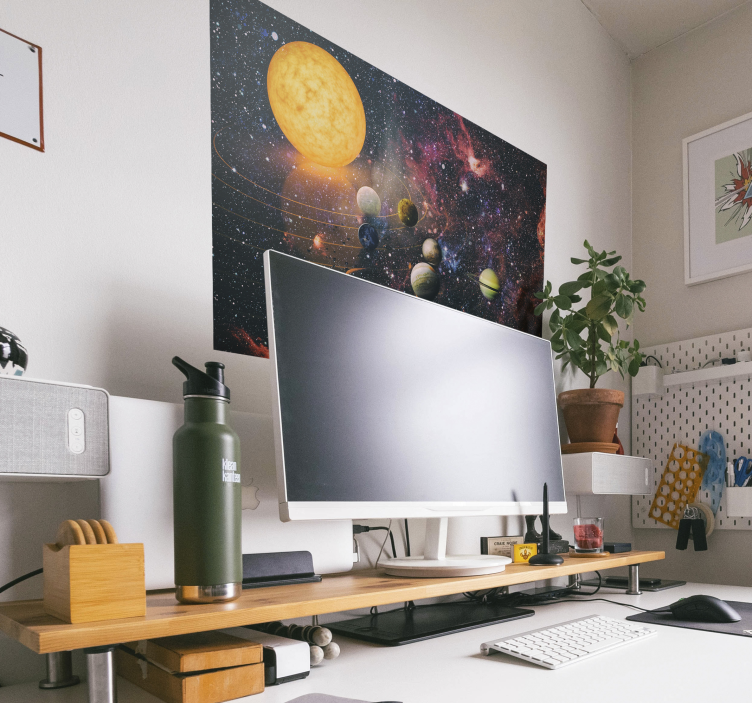 Solar system poster print - TenStickers